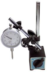 Kit Contains: 1" Brown & Sharpe Indicator; Economy Mag Base; And 22 Piece Contact Point Kit - Indicator/Magnetic Base Set - Industrial Tool & Supply