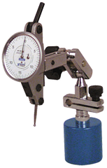 Kit Contains: .060" Range X-Test Indicator; 2 Dovetail Stems; Dovetail Holder; Magnet Base In Case - X-Test Horizontal Test Indicator & Magnetic Base - Industrial Tool & Supply