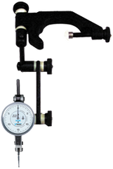 Kit Contains: .060" Range X-Test Indicator; 2 Dovetail Stems; Quill-Type Holder In Case - X-Test Horizontal Test Indicator & Quill-Type Holder Combo - Industrial Tool & Supply