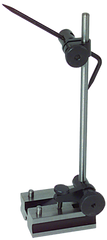 9 & 12" Spindle Length - Hardened Steel Base - Surface Gage - Industrial Tool & Supply