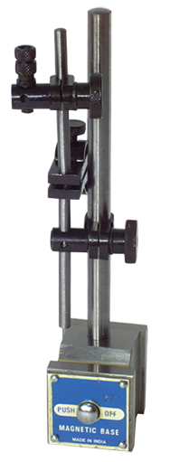 2 x 1-3/4" Base Size Power On/Off with Fine Adjustment - Magnetic Base Indicator Holder - Industrial Tool & Supply