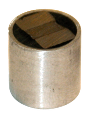 Rare Earth Two-Pole Magnet - 1-1/2'' Diameter Round; 205 lbs Holding Capacity - Industrial Tool & Supply