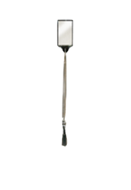 1-7/8 x 2-1/2" - Acrylic - 34-1/2'' Extended Length - Telescoping Pocket Mirror/Magnet - Industrial Tool & Supply