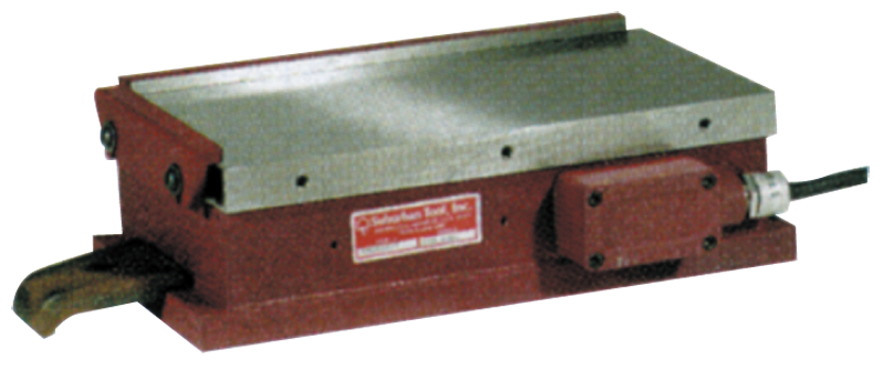 Electromagnetic Chuck with Transverse Poles - #EMCB612T; 6'' x 12'' - Industrial Tool & Supply