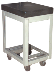 48 x 60" - Surface Plate Stand 0-Ledge with Leveling Screws - Industrial Tool & Supply