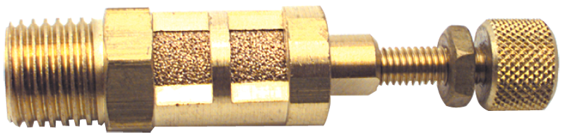 #MF103S - 3/8 MPT - Brass Muffler-Speed Control - Industrial Tool & Supply