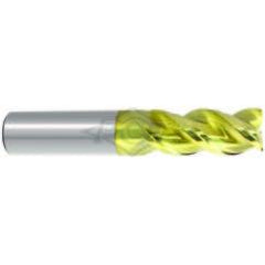 5/8 x 5/8 x 1-1/4 x 3-1/2 3 Flute Carbide End Mill-DLC - Industrial Tool & Supply