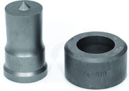 PDOS1-11/32; 1-11/32" Oversize Round Punch & Die Set - Industrial Tool & Supply