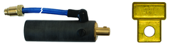 DI-917F Dinse Machine Plug With In-Line Hole - Industrial Tool & Supply
