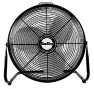 12 " Industrial Grade Floor Fans 3-speed; 1/25 HP; 120V - Industrial Tool & Supply