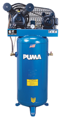 Air Compressors - Model #PK6560V; 60 Gallon / Horizontal Tank; 6-1/2HP; 1PH; 230V Motor - Industrial Tool & Supply