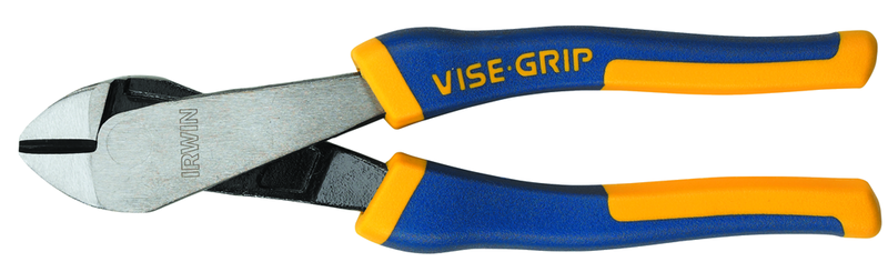 8"Angled Head Diagonal Cutting Pliers -- ProTouch Grips - Industrial Tool & Supply