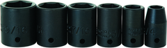 Proto® 1/4" Drive 6 Piece Impact Socket Set - 6 Point - Industrial Tool & Supply