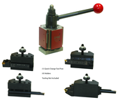 Quadra Index Std Tool Post & Holder Set - Series QITP50 - Industrial Tool & Supply