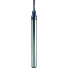 3/8 x 3/8 x 1 x 2-1/2 4FL W/ .030 C/R End Mill-Uncoated - Industrial Tool & Supply