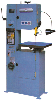 Vertical Bandsaw - #KB363; 8 x 14'' Capacity; 1HP, 3PH, 220V Motor - Industrial Tool & Supply