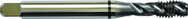 1/2-13 H5 3 Flute Spiral Flute Semi-Bottoming Black Ring Tap-TICN - Industrial Tool & Supply