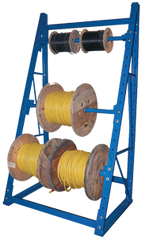 36 x 36 x 120'' - 4-Axle Reel Rack - Industrial Tool & Supply