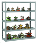48"W x 18"D x 72"H Tool & Die Rack 5 Levels w/4,000 lbs capacity per level - Industrial Tool & Supply