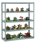 60"W x 24"D x 72"H Tool & Die Rack 5 Levels w/3,200 lbs capacity per level - Industrial Tool & Supply