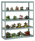72"W x 24"D x 72"H Tool & Die Rack 5 Levels w/2,750 lbs capacity per level - Industrial Tool & Supply