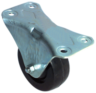 3-1/2'' Dia. - 1-1/8'' Width - Miraflex - Swivel - 200 lb Capacity - Industrial Tool & Supply