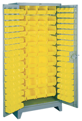36 x 21 x 82'' (136 Bins Included) - Bin Storage Cabinet - Industrial Tool & Supply