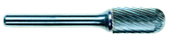 12.7mm EdgeHog Cylindrical Radius End Carbide Bur SC-5NFM Shear - Industrial Tool & Supply