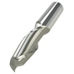 1/2" Dia. - 5/8" LOC - 2-1/2" OAL - 2 FL Carbide S/E HP End Mill-Uncoated - Industrial Tool & Supply