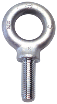 304 Stainless Eye Bolt - 1-1/4-7 Thread, 2-3/16'' Eye Dia. - Industrial Tool & Supply