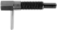 Lever Type Locking Plunger - .50 lbs Initial End Force, 2.5 lbs Final End Force (1/4-20 Thread) - Industrial Tool & Supply