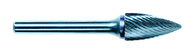 5/16 EdgeHog Tree Shape Pointed End Carbide Bur SG-2 Standard - Industrial Tool & Supply
