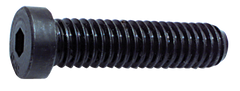 1/4-20 x 3/4 - Black Finish Heat Treated Alloy Steel - Cap Screws - Low Head Socket - Industrial Tool & Supply