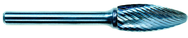 1/4 EdgeHog Flame Carbide Bur SH-1 Standard Alt Diamond (Double) - Industrial Tool & Supply