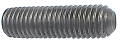 1/4-20 x 1-1/2 - Black Finish Heat Treated Alloy Steel - Socket Set Screws - Cup Point - Industrial Tool & Supply