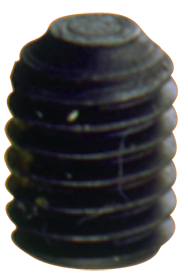 3/8-16 x 3/4 - Black Finish Heat Treated Alloy Steel - Socket Set Screws - Knurled - Industrial Tool & Supply