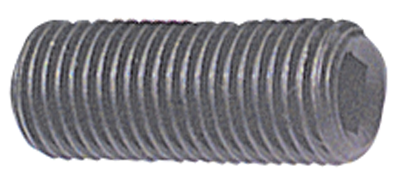 3/8-24 x 1 - Black Finish Heat Treated Alloy Steel - Socket Set Screws - Cup Point - Industrial Tool & Supply