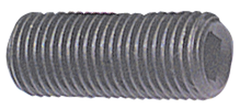 1/2-20 x 1/2 - Black Finish Heat Treated Alloy Steel - Socket Set Screws - Cup Point - Industrial Tool & Supply