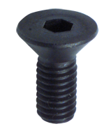 6-32 x 3/4 - Black Finish Heat Treated Alloy Steel - Cap Screws - Flat Head - Industrial Tool & Supply