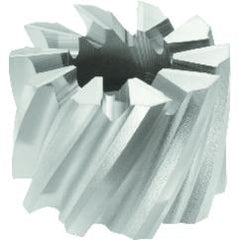 2 x 1-3/8 x 3/4 - Cobalt - Shell Mill - 10T - TiN Coated - Industrial Tool & Supply