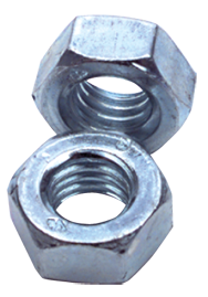 M16-2.00 - Zinc / Bright - Finished Hex Nut - Industrial Tool & Supply