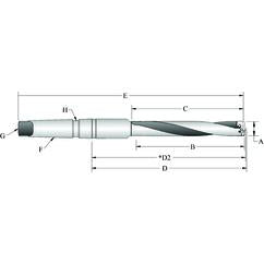 24015H-3IS-56 T-A® Spade Blade Holder - Helical Flute- Series 1.5 - Industrial Tool & Supply
