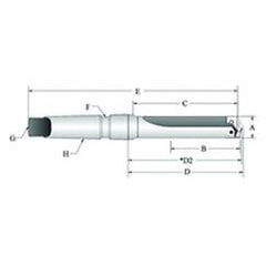 22030S-004IS T-A® Spade Blade Holder - Flute- Series 3 - Industrial Tool & Supply