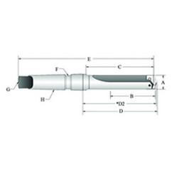 22010S-3IS-52 T-A® Spade Blade Holder - Flute- Series 1 - Industrial Tool & Supply