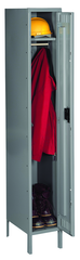 12"W x 18"D x 12"H (72" Total Hgt) 6 High, Box (6 Opns) Knocked-Down, w/6" Legs, 1 Wide - Industrial Tool & Supply