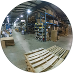 26" Lightweight Convex Mirror With Z Bracket - Industrial Tool & Supply