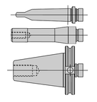 3MT x 7/8-20 Thread Tapping Attachment Shank - Industrial Tool & Supply