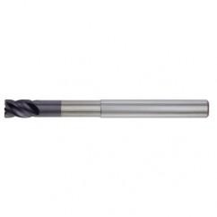 3/8x3/8x1/2x1-7/8x4 4FL Square Carbide End Mill-Round Shank-TiAlN - Industrial Tool & Supply