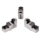 Hard Top Jaws for Scroll Chuck 16" 3-Jaw 3 Pc Set - Industrial Tool & Supply