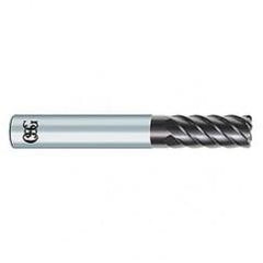 8mm x 8mm x 19mm x 60mm 6Fl 0.5mm C/R Carbide End Mill - EXO - Industrial Tool & Supply